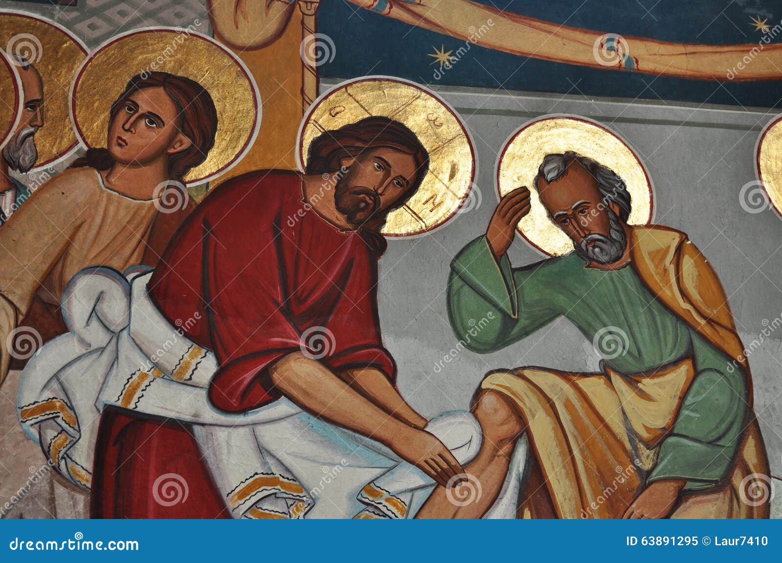 jesus washes his disciplesÃ¢â¬â¢ feet paintings